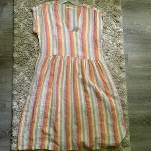 Lou & Grey for Loft linen dress, size S NEW!